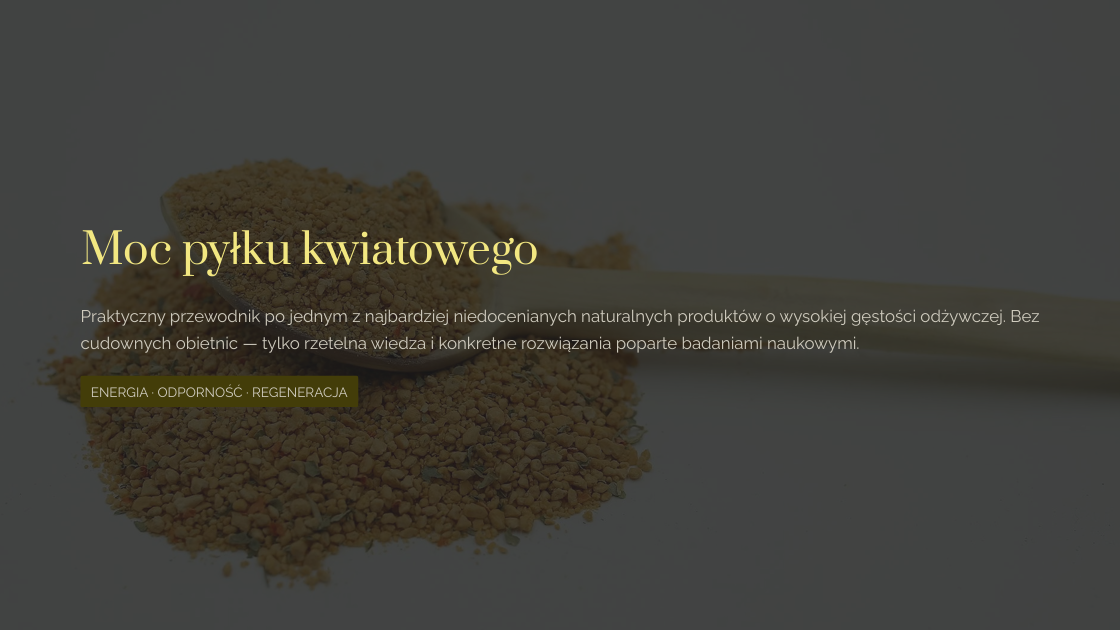 Moc Pyłku Kwiatowego ebook